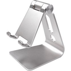 Mobieletelefoonhouder Helit The Lite Stand zilver afbeelding