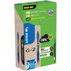 Gel Rollerball Pilot 0.32 mm Pak van 24 Blauw afbeelding