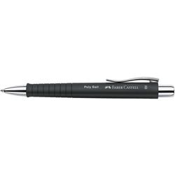 Faber-Castell balpen - polyball - xb - zwart - fc-241153 afbeelding