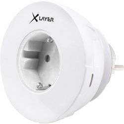 Oplader XLAYER 217676 Wit 90 mm (D) afbeelding