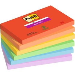 Post-it Super sticky notes 655-6ss-play multikleur afbeelding