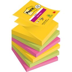 Post-it Super sticky z-notes r330-sscarn-p4+2 geel, groen, roze afbeelding