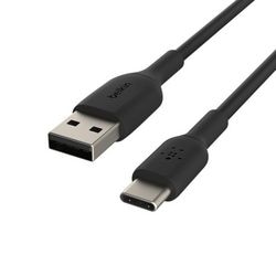 Audiokabel Belkin CAB001BT2MBK USB-A Male naar USB-C Male afbeelding