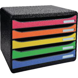 Exacompta ladenbox big box plus horizon maxi 4 laden iderama - harlekijn - 308798d afbeelding