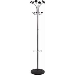 Abi Kapstok chromy alba hout plastic stevige voet parapluhouder afbeelding