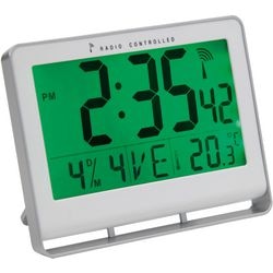 Digitale wandklok Alba 200 mm wit afbeelding