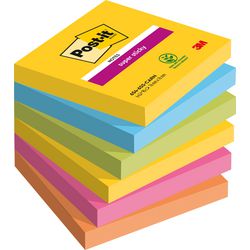 Notes Post-it Super Sticky 76x76 6 stuks afbeelding
