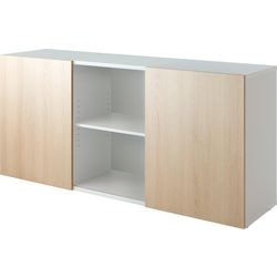 Bach Kast met schuifdeuren hammerer 2fh eiken, wit afbeelding