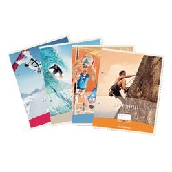 Aurora Cursusblok a4 rt 4x8mm 2gaats 200pag 70gr afbeelding
