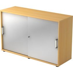 Bach Schuifdeurkast hammerer v1752s/6/s/ce bruin 1200 mm x 400 mm x 748 mm afbeelding